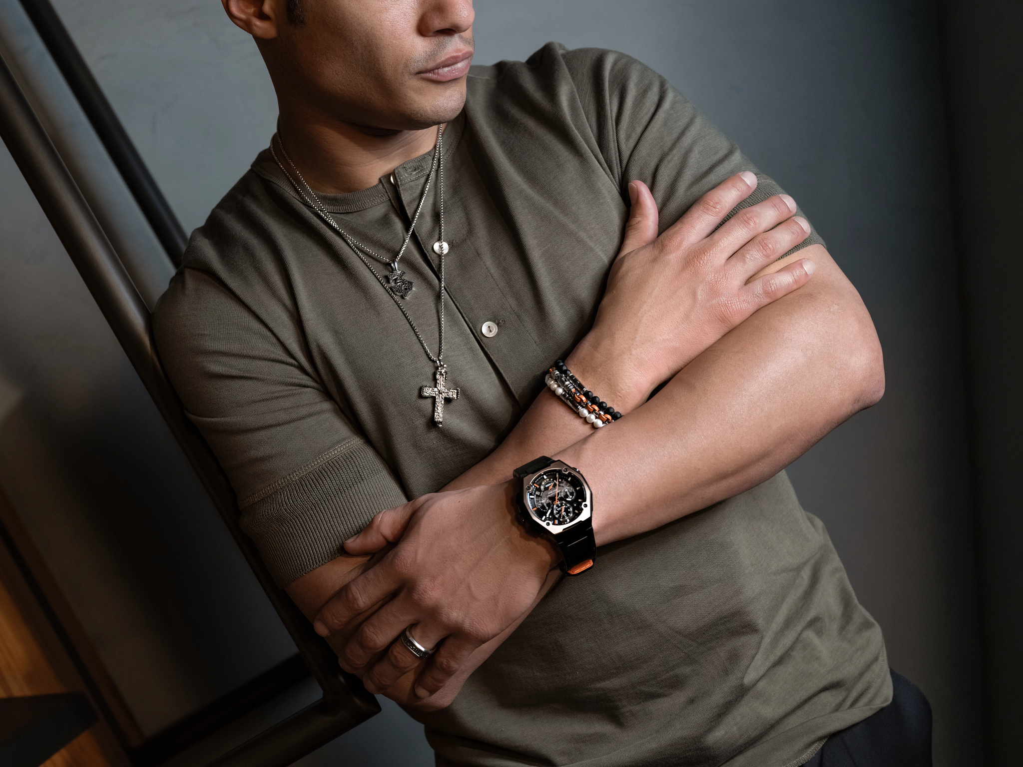 Black Dial Leather Strap Series X 98B402 | Bulova